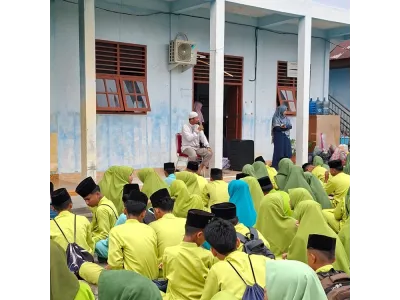 Semangat Qur’ani Siswa MTsN 3 Kampar Meriahkan Lomba Tahfiz MTQ ke-5 Desa Naumbai"