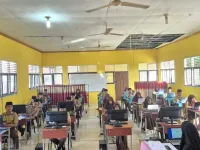 "Pelaksanaan Tes Kompetensi Akademik (TKA) di MTsN 3 Kampar Tahun 2026 berjalan lancar dan aman"