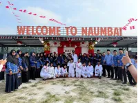 Siswa MTsN 3 Kampar Sukses Mengemban Tugas Pengibar Bendera pada Upacara HUT ke-81 RI di Desa Naumbai