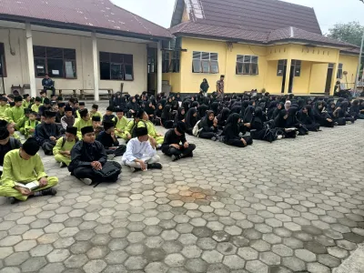 MTsN 3 Kampar memperingati Isra’ Mi’raj Nabi Muhammad SAW