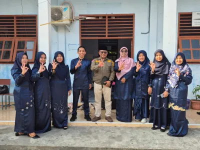 *Kasubag TU Kemenag Kampar Kunjungi MTsN 3 Kampar*