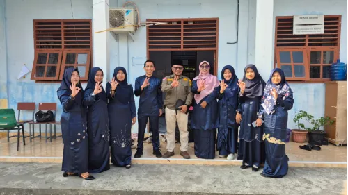 *Kasubag TU Kemenag Kampar Kunjungi MTsN 3 Kampar*