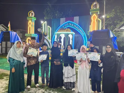 *Siswa siswi MTsN 3 meraih prestasi dalam   MTQ ke-V Desa Naumbai*