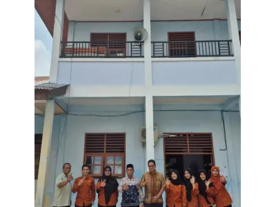 Kasi Pendidikan Madrasah Kemenag Kampar Monitoring ke MTsN 3 Kampar Dalam Rangka Persiapan OLIMPIADE MADRASAH INDONESIA (OMI) dan PHTC Rehabilitas Pembangunan yang Sedang Berlangsung