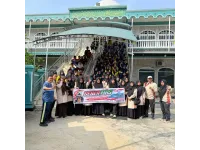 Tingkatkan Kepedulian Lingkungan, MTsN 3 Kampar Gelar Aksi "GEBERMAS" (Gerakan Bersih Masjid)